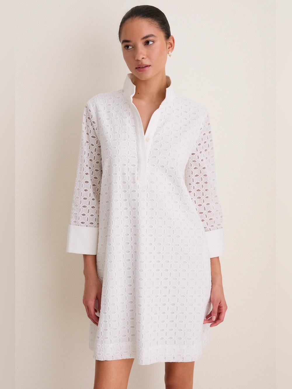 Tuckernuck White Eyelet Megan Dress Sz XS